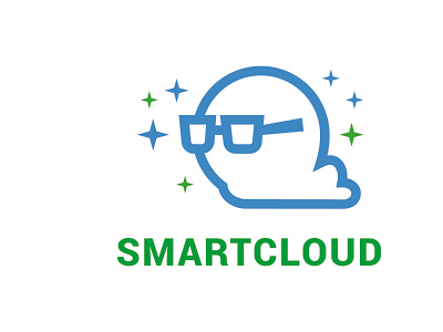 Smart Cloud Logo branding design graphic design illustration logo vector