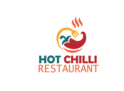 Hot Chilli Restaurant Logo branding design graphic design illustration logo ui ux vector