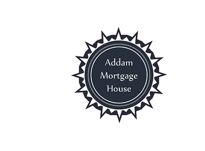 Addam Motgage House Logo branding design graphic design illustration logo ui ux vector