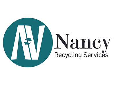 Nancy Recycling Services Logo branding design graphic design illustration logo ui ux vector