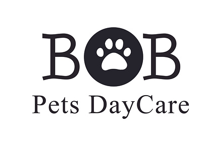 Bob Pets DayCare Logo branding design graphic design illustration logo ui ux vector