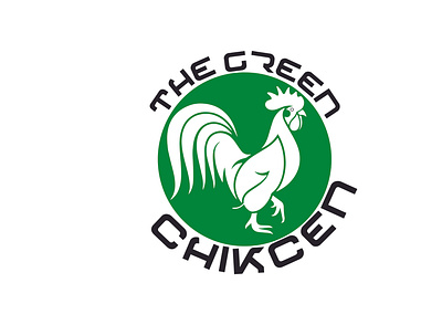 The Green Chicken Logo branding design graphic design illustration logo ui ux vector