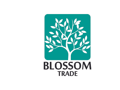 Blossom Trade Logo branding design graphic design illustration logo ui ux vector