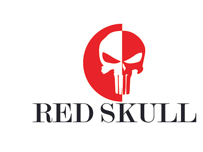 Red Skull Logo branding design graphic design illustration logo ui ux vector