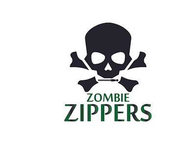 Zombie Zipper Logo branding design graphic design illustration logo ui ux vector