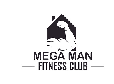 Mega Man Fitness Club branding design graphic design illustration logo ui ux vector