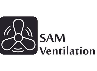 Sam Ventilation branding design graphic design illustration logo ui ux vector