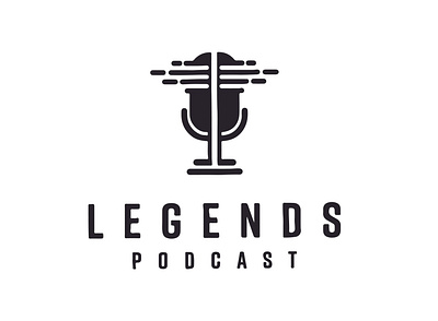 Legend's Podcast Logo branding design graphic design illustration logo ui ux vector