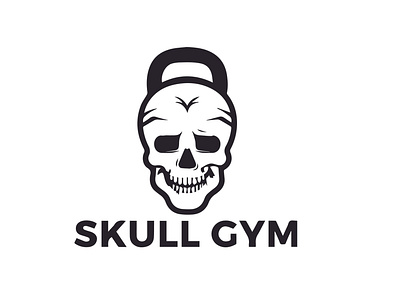 Skull Gym Logo branding design graphic design illustration logo ui ux vector