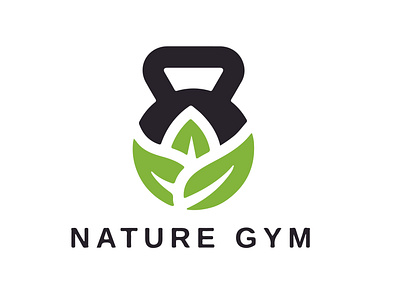 Nature Gym Logo branding design graphic design illustration logo ui ux vector