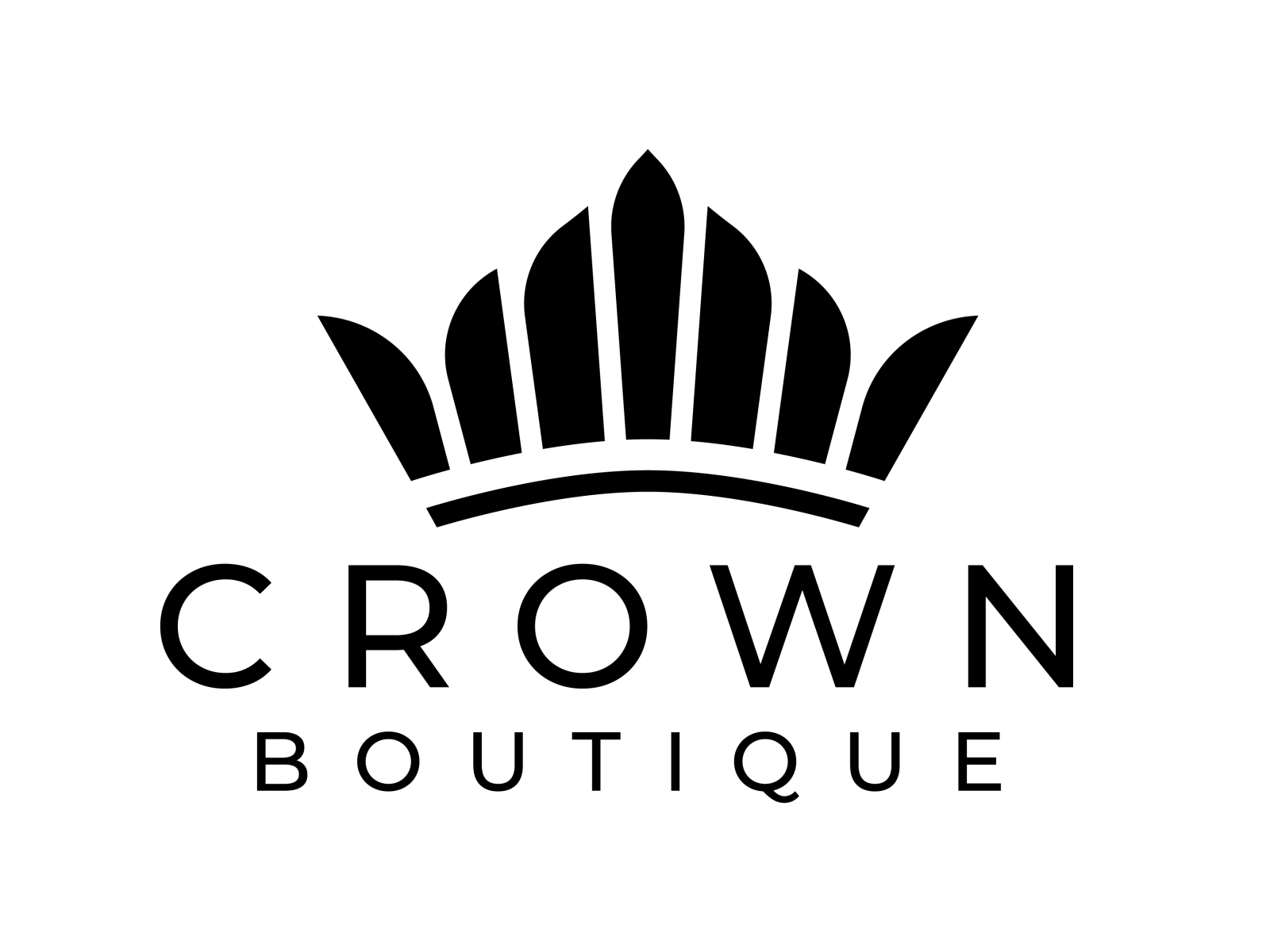 Crown Boutique Logo by Fazeel Ejaz on Dribbble