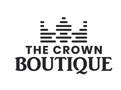 The Crown Boutique Logo branding design graphic design illustration logo ui ux vector