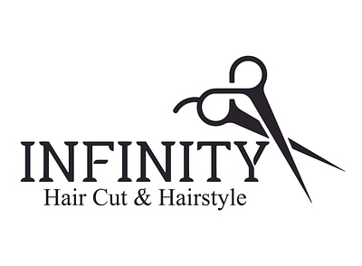 Infinity Salon Logo branding design graphic design illustration logo ui ux vector