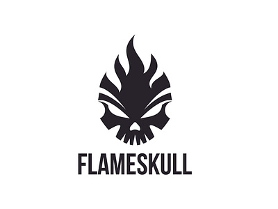 Flame Skull Logo