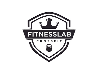 Fitness Lab CrossFit Logo branding design graphic design illustration logo ui ux vector