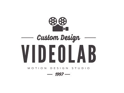 Video Lab Logo branding design graphic design illustration logo ui ux vector