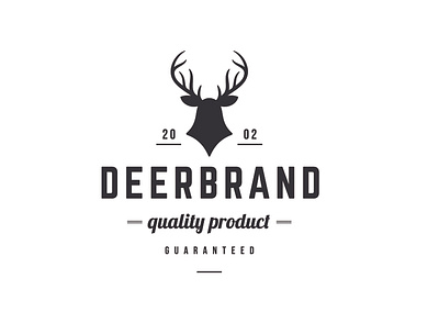 Deer Brand Logo branding design graphic design illustration logo ui ux vector