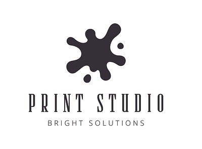 Print Studio Logo branding design graphic design illustration logo ui ux vector