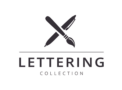 Lettering Collection Logo branding design graphic design illustration logo ui ux vector