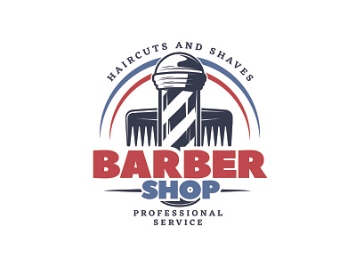 Barber Shop Log branding design graphic design illustration logo ui ux vector