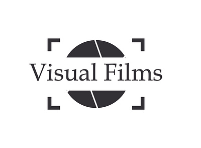 Visual Films Logo branding design graphic design illustration logo ui ux vector