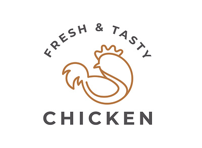 Minimal Chicken Logo branding design graphic design illustration logo ui ux vector