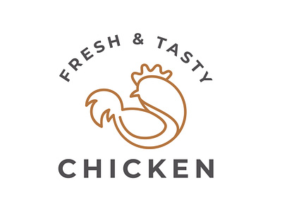 Minimal Chicken Logo