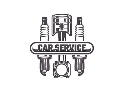 Car Service Logo branding design graphic design illustration logo ui ux vector