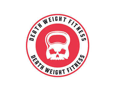 Death Weight Fitness Logo branding design graphic design illustration logo ui ux vector