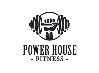 Power House Fitness branding design graphic design illustration logo ui ux vector