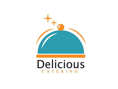 Delicious Catering Logo branding design graphic design illustration logo ui ux vector