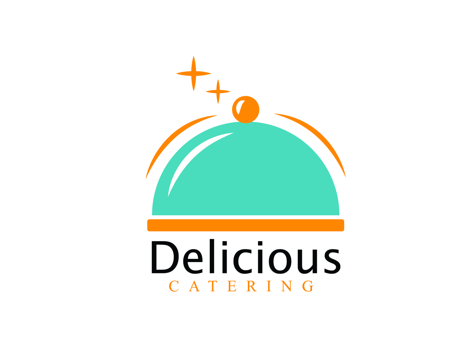 Delicious Catering Logo by Fazeel Ejaz on Dribbble