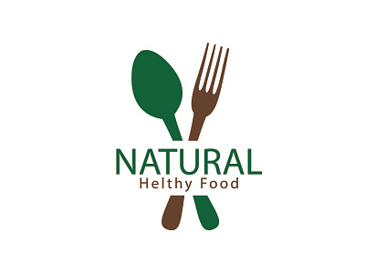 Natural Healthy Food Logo branding design graphic design illustration logo ui ux vector