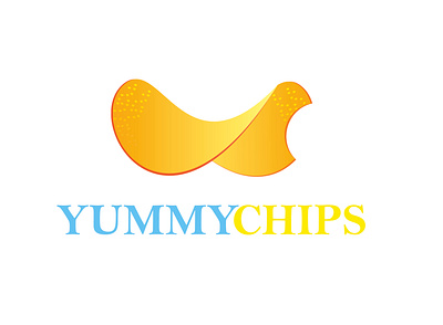 Yummy Chips Logo branding design graphic design illustration logo ui ux vector