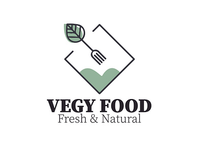 Vegy Food Logo branding design graphic design illustration logo ui ux vector