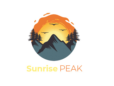Sunrise Peak Logo branding design graphic design illustration logo ui ux vector