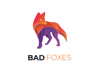 Bad Foxes Logo branding design graphic design illustration logo ui ux vector