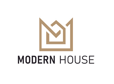 Modern House Logo branding design graphic design illustration logo ui ux vector