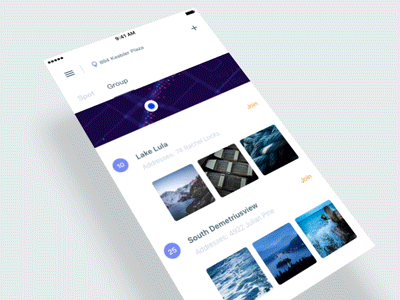 A travel concept project of mobile app.