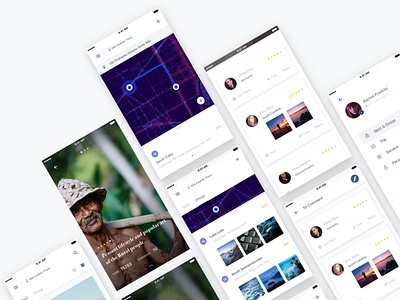 A travel concept project of mobile app.