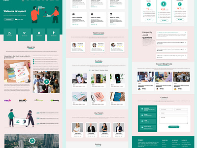 Desktop Design for Commercial Web page