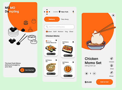 Food Delivery Mobile App Design ! app design ui