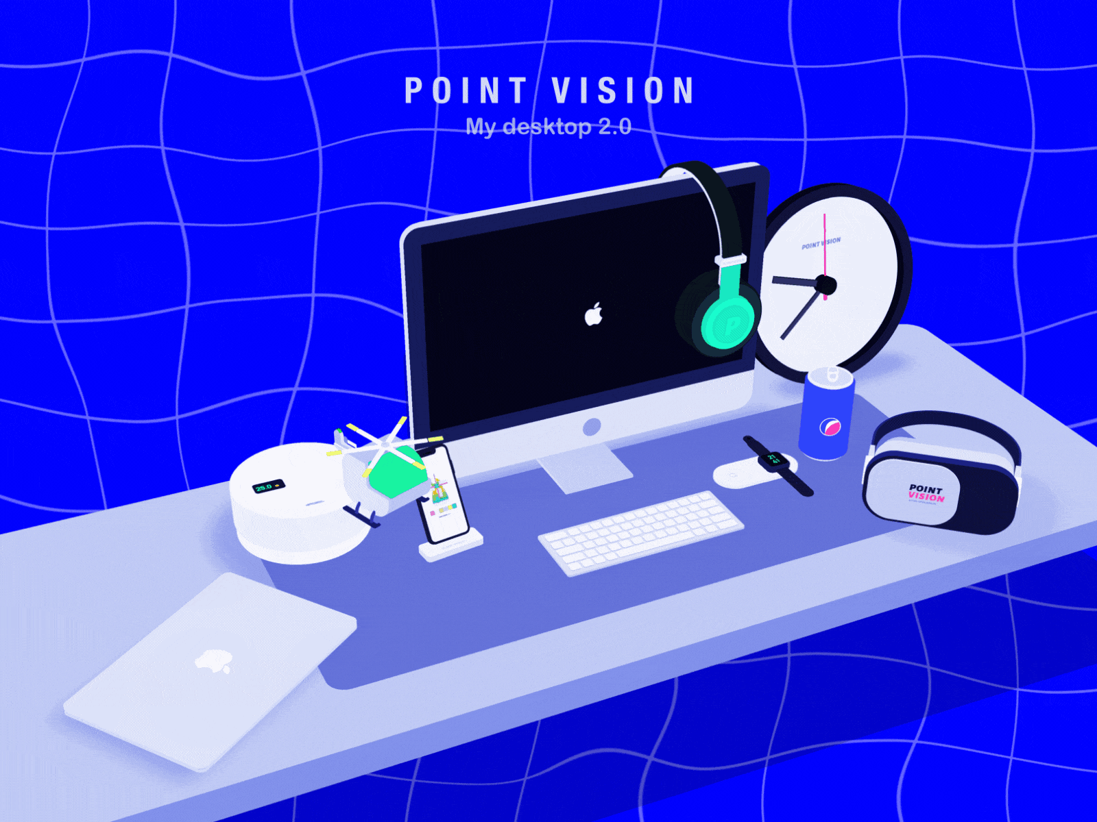 Simulated 3D  ae+sketch