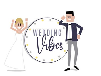 Video - Wedding Vibes 3d animation branding design graphic design illustration logo motion graphics typography ui ux vector