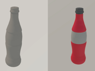 3D - Coke Bottle