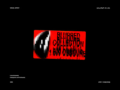 BLURRED COLLECTION // Skate deck design art artist creative dark digital graphic design print skate