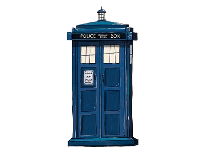 Tardis bbc doctor doctorwho drawing illustration policebox sabitfikir tardis