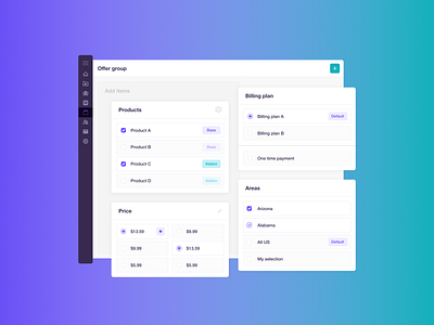 An order automation & management product UI/UX interface ui ux web design