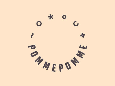 Pommepomme Logo bonbon cake pastryshop pommepomme sugar