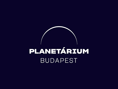 Logo for the Planetárium Budapest